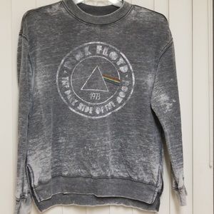 Pink floyd long sleeve light weight distressed L